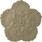 Ekena Millwork Shell Ceiling Medallion, Hand-Painted Gobi Desert, 25 5/8"OD x 1"P CM25SHGDF - alternate 1